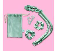 Give Me Heatless Hair Curlers Set - Styling Haircare Tools - Scrunchies Clip & Padded Rod In Blue Blue One Size