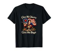 Give Me Liberty or Give Me Bugs Debugging Humor T-Shirt