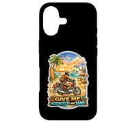 Give Me Motorcycles and Sand Biker Beach Motorcycle Rider Case for iPhone 17