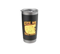 Give Me Smoo-Cheese Funny Kawaii Cheese Lover Stainless Steel Insulated Tumbler