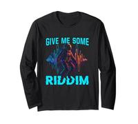 Give Me Some Riddim Astronaut Bass Drop EDM Long Sleeve T-Shirt