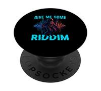 Give Me Some Riddim Astronaut Bass Drop EDM PopSockets Adhesive PopGrip