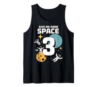 Give Me Some Space 3rd Birthday for Kids Outer Space Fun Tank Top