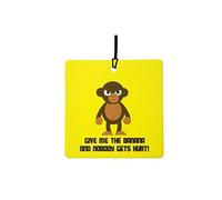 Give Me The Banana And Nobody Gets Hurt Car Air Freshener (Funny/Fun Xmas Christmas Stocking Filler/Secret Santa/Novelty Scented Gift)