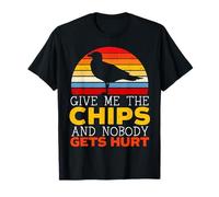Give Me The Chips And Nobody Gets Hurt Seabird Gull Seagull T-Shirt