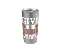 Give Me The Chocolate and Nobody Get's Hurt Cocoa Chocoholic Stainless Steel Insulated Tumbler