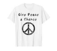 Give Peace a Chance Liberal Activist Protest Vintage T-Shirt