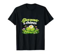 Give Peas a Chance Plant Parent Cottagecore Graphic T-Shirt