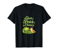 Give Peas a Chance Slug Life Cottagecore Graphic T-Shirt