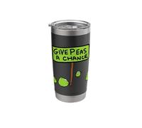 Give Peas a Chance. Stainless Steel Insulated Tumbler