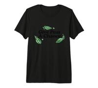 Give Peas a Change Green Pea Illustration Premium T-Shirt