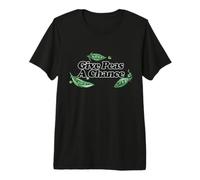 Give Peas a Change Green Pea Illustration Premium T-Shirt