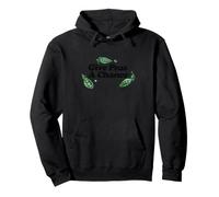 Give Peas a Change Green Pea Illustration Pullover Hoodie