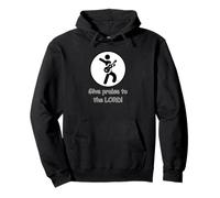 GIVE PRAISE TO THE LORD! Christian Design Pullover Hoodie