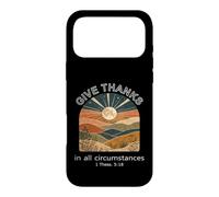 Give Thanks Bible Verse Christian Cool Retro Moonlit Night Case for iPhone 17 Pro Max