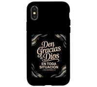 give thanks in all circumstances - 1 Thessalonians 5:18 Case for iPhone X/XS
