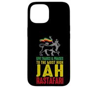 GIVE THANKS & PRAISES RASTAFARI Reggae Jah Rasta Clothing Case for iPhone 15