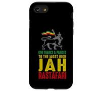 GIVE THANKS & PRAISES RASTAFARI Reggae Jah Rasta Clothing Case for iPhone SE (2020) / 7/8