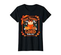 Give Thanks To The Lord Christian Pumkins Thanksgiving Women T-Shirt