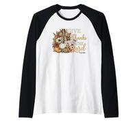 Give Thanks to The Lord Fall Christian Cross Thanksgiving Raglan Baseball Tee