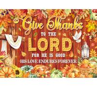 Give Thanks to the Lord for He is Good Backdrop (7x5ft)
