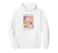Give Thanks To The Lord Psalm 136:1 Floral Christian Faith Pullover Hoodie