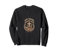 Give Thanks With A Grateful Heart Psalm 100:4 Christian Sweatshirt