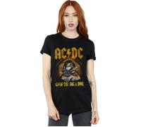 Give The Dog A Bone Cotton Boyfriend T-Shirt AC/DC Black L