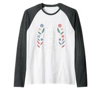 Give This World Good Energy Positivity Impact Influence - Raglan Baseball Tee