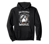 Give Your Head A Wabble Penguin Headbanging Pullover Hoodie