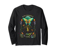 Give Yourself Time Butterfly Caterpillar Bloom Long Sleeve T-Shirt