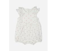 Givenchy Baby Girls Logo Romper in Ivory - Ivory - 12 Mths