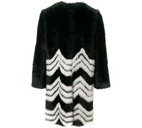 Givenchy chevron coat - Black 36
