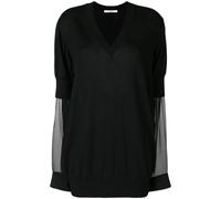 Givenchy deep v-neck top - Black XS