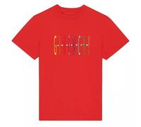 Givenchy Heart Logo Slim Fit T-Shirt - Red - L