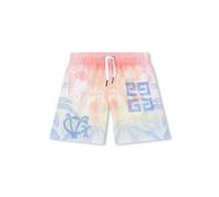 Givenchy Kids 4G-print tie-dye swim shorts - Blue 4