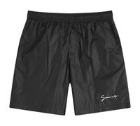 Givenchy Men's Logo Embroidery Swim Shorts Black/White
