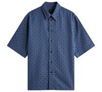 Givenchy Men's Monogram Jaquard Shirt Grey/Blue