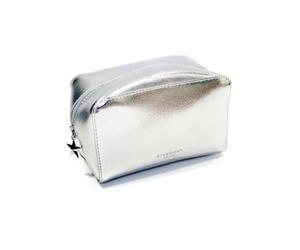 Givenchy Parfums Make Up/Toiletry/Acessory Bag, Small Cubic Pouch, Silver