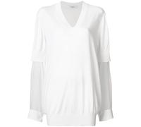Givenchy sheer sleeve sweater - White XS-S