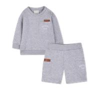 Givenchy - Sweatshirt And Shorts Set - Grey Marl - Boy - 18 Months