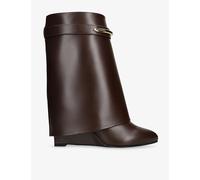 Givenchy Womens Givenchy Shark 95 Leather Ankle Boots Tan Eur 37 / 4 UK Women