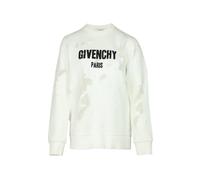 Givenchy Women's Preloved Distressed Sweatshirt in White Cotton | Size: XS