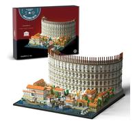 Givenni Architecture The Roman Colosseum Building Sets; Collectible Model for Adults; Home Décor Model Building Kit, Creative DIY Activity, Famous Landmarks Collection (3989Pieces)