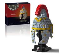 Givenni Roman Centurion Helmet Building Set, Build and Display, Collectible Roma Home Décor, Gift Idea for Classic Ancient Rome Fans (596PCS)