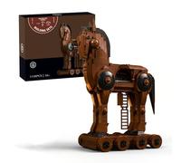 Givenni Trojan Horse Building Block Set, Greek Mythology Model Kit, 1120 Pieces, Movable Chariot with Hidden Interior, for Adults 16+