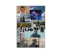 Giveon Music Artist Hip Hop Artist Splice Poster ArtFamous Film And Television Figures Pop Music Figures Poster Decoration Canvas Art Decoration Print Signature Photo Living Room Home Decoration12x18i
