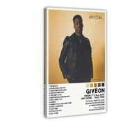 Giveon Posters When It's All Said And Done Take Time Tracklist Album Poster Canvas Poster Bedroom Decor Sports Landscape Office Room Decor Gift Frame-style 12x18inch(30x45cm)