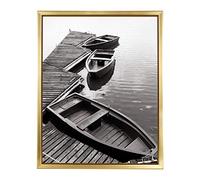 Giverny 11x14 Picture Frames, Gold Photo Frames for Wall Mounting, Simple Design Glossy Finish Frame Perfect for Home Decoration, Office, Hotel and Various Ceremonies Praties