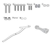 GIVI 1137fz Luggage Rack Kit for Monokey/Monolock Top Case Honda CB650f, CBr650f